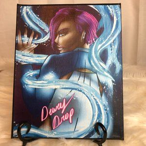 Anime Print Art Lien on Canvas 8 x 10 Wall Sci-Fi Fantasy Art Illustration